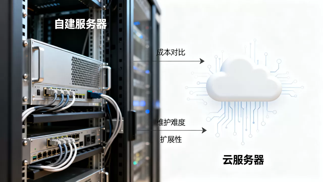 公司买服务器好还是云服务器好？自建服务器与云服务器的区别