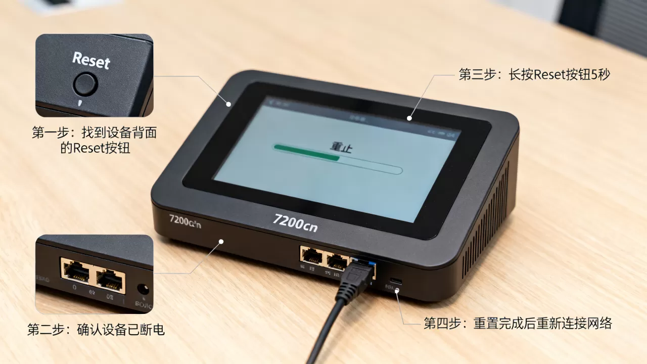 7200cdn重置后密码是多少？7200cdn恢复出厂设置教程