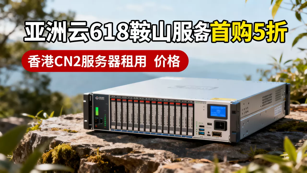 亚洲云618鞍山服务器首购5折值得买吗？香港CN2服务器租用价格