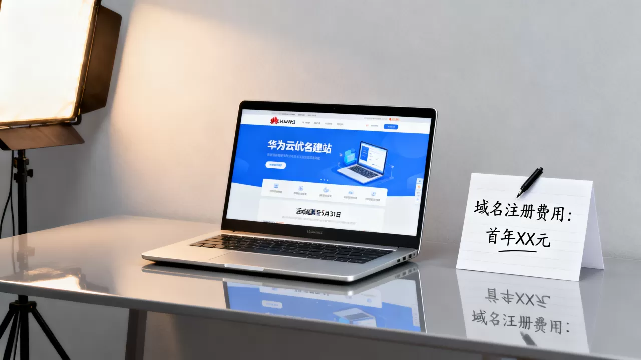 华为云域名建站活动延期至5月31日吗？域名注册多少钱一年