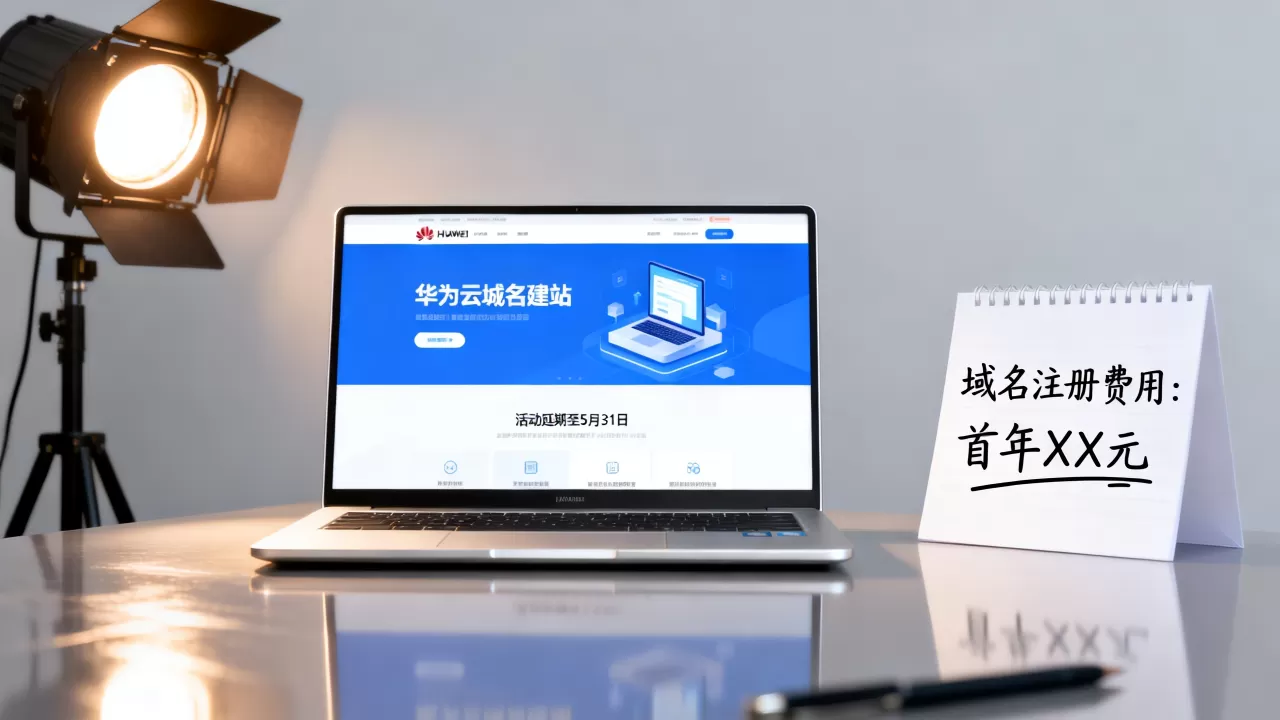 华为云域名建站活动延期至5月31日吗？域名注册多少钱一年