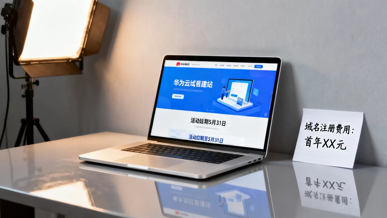 华为云域名建站活动延期至5月31日吗？域名注册多少钱一年