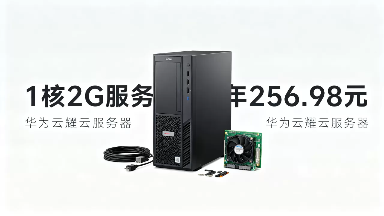 华为云1核2G服务器首年256.98元值得买吗，华为云耀云服务器最新优惠活动