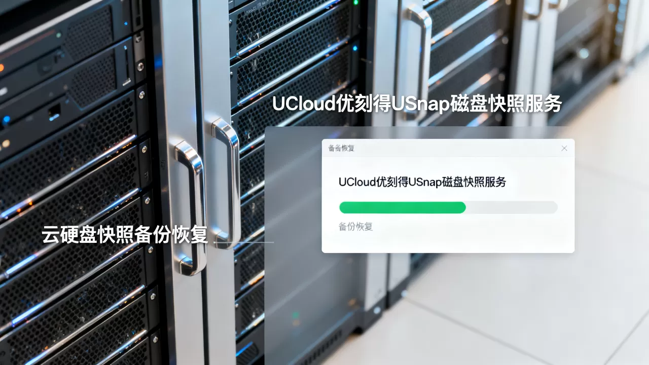 UCloud优刻得USnap磁盘快照服务是什么？云硬盘快照备份恢复