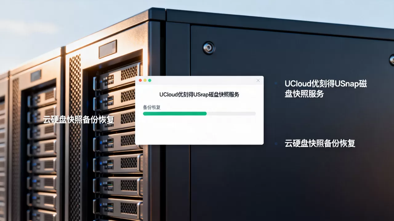 UCloud优刻得USnap磁盘快照服务是什么？云硬盘快照备份恢复
