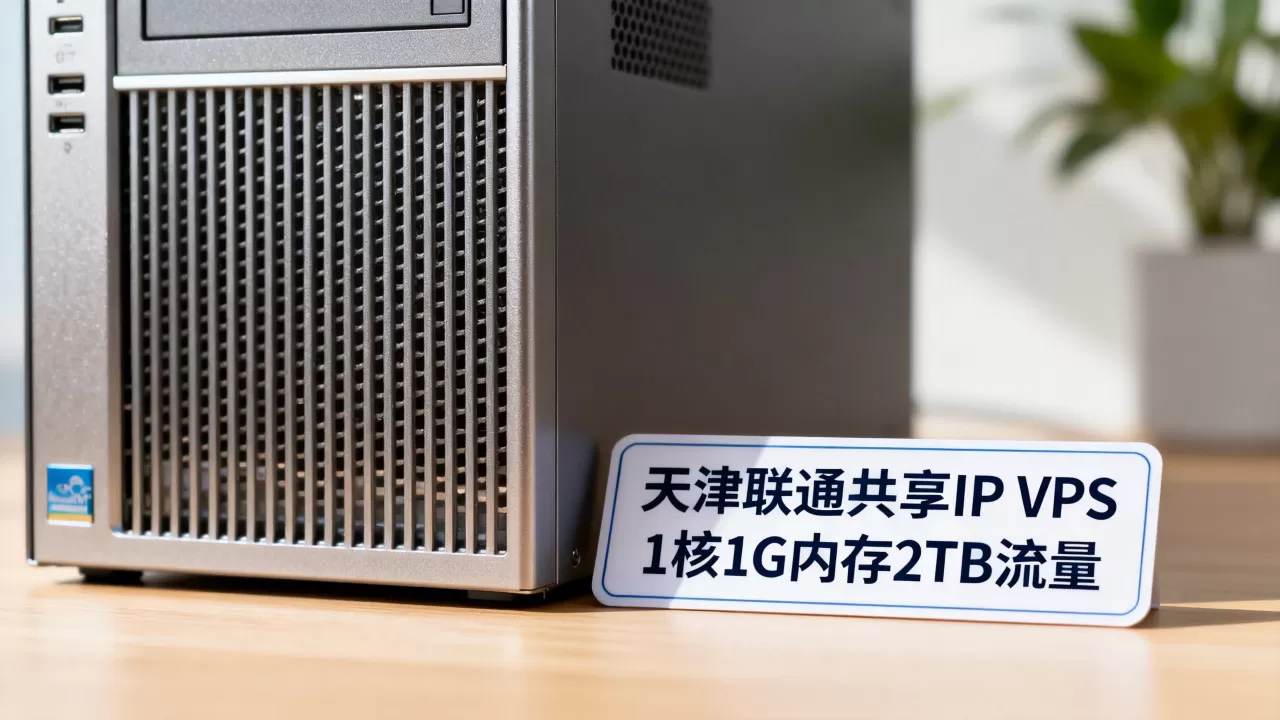 天津联通共享IP VPS补货了吗？1核1G内存2TB流量多少钱