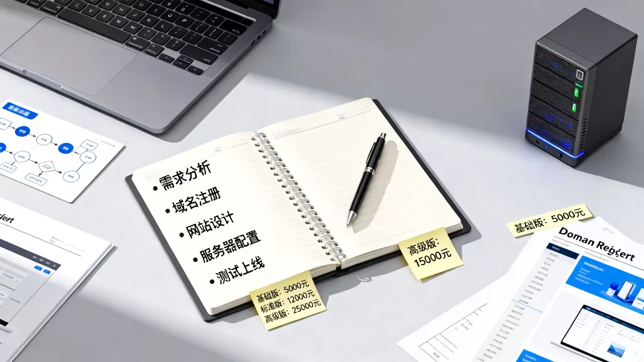 公司设立网站有哪些核心步骤？企业建站需要多少钱