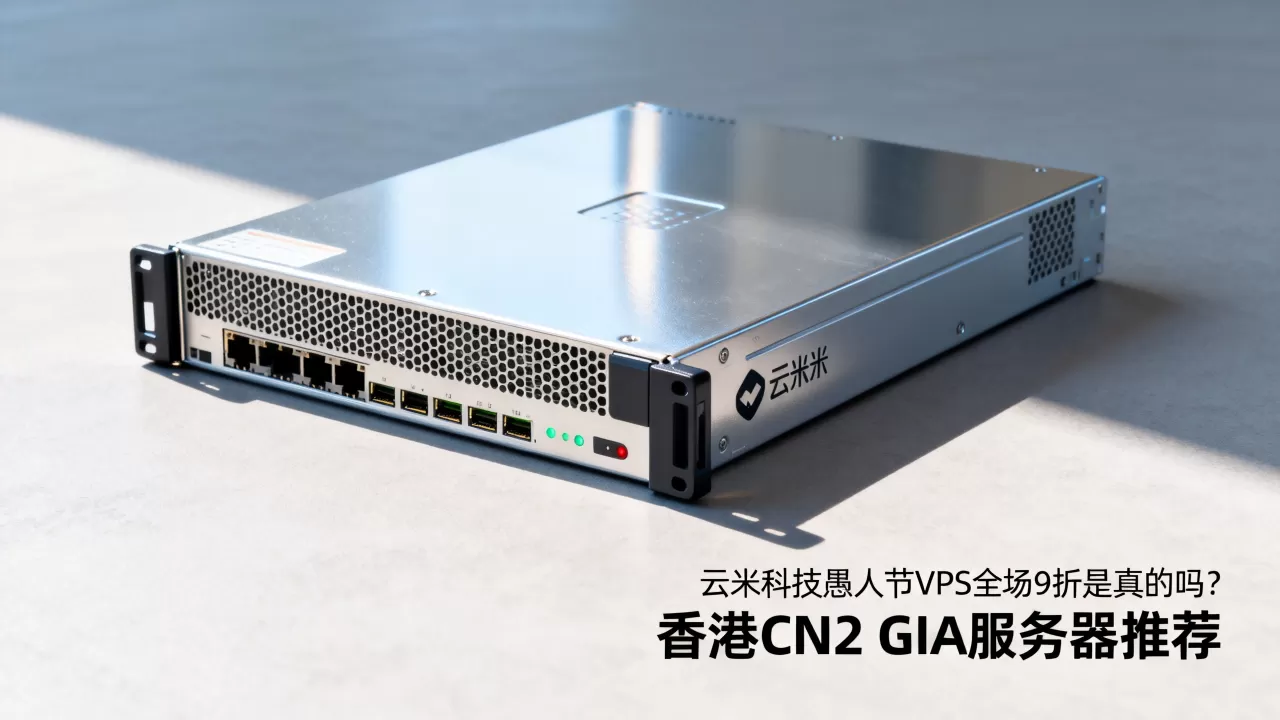 云米科技愚人节VPS全场9折是真的吗？香港CN2 GIA服务器推荐