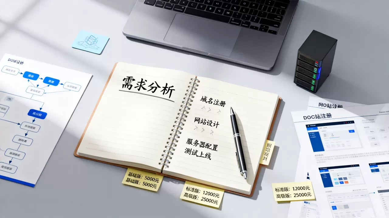 公司设立网站有哪些核心步骤？企业建站需要多少钱