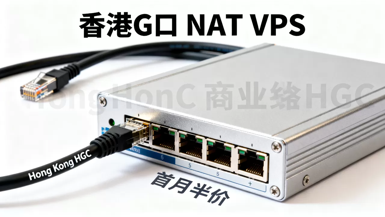 anyhk香港G口NAT VPS首月半价值得买吗，香港HGC商业线路测评