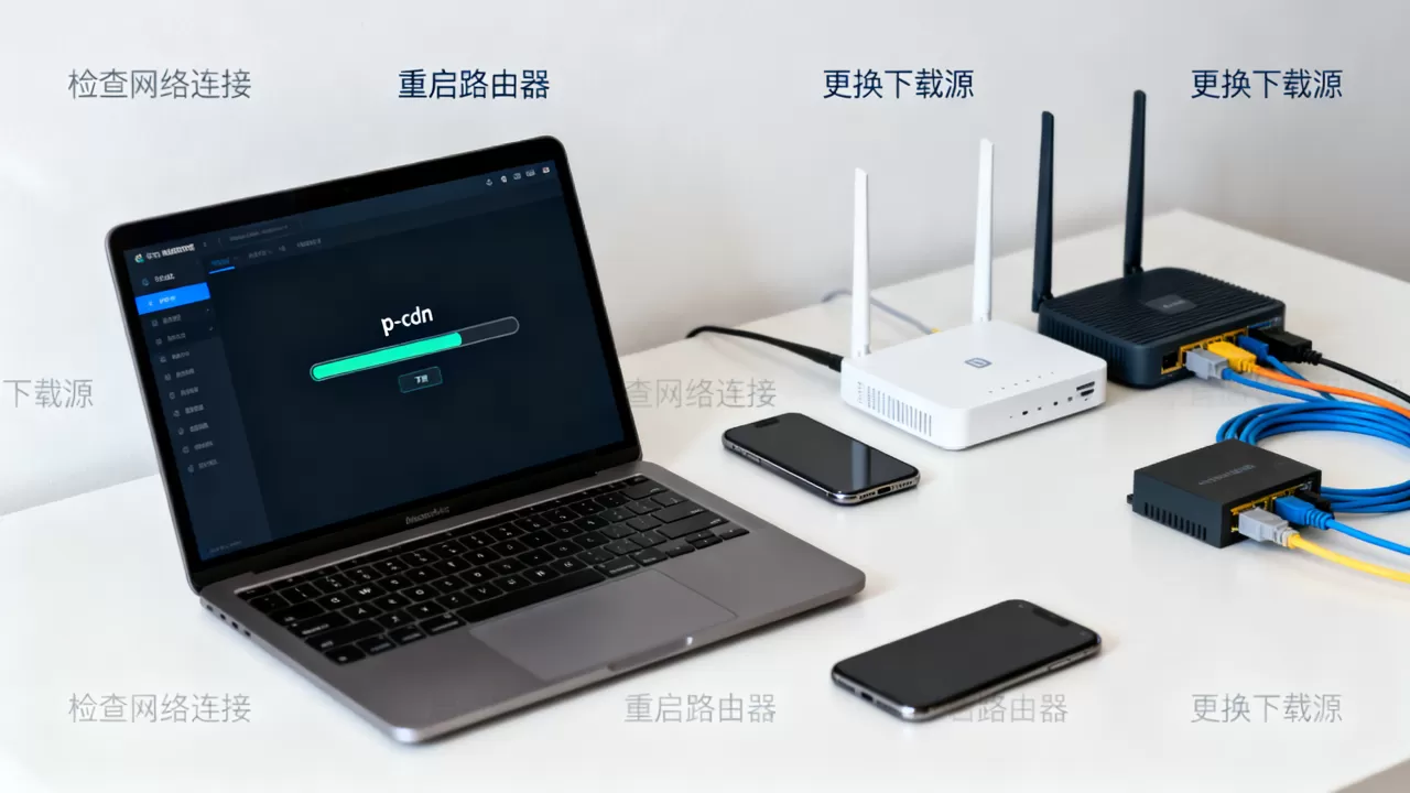 p-cdn下载速度慢怎么办？p-cdn下载失败解决方法