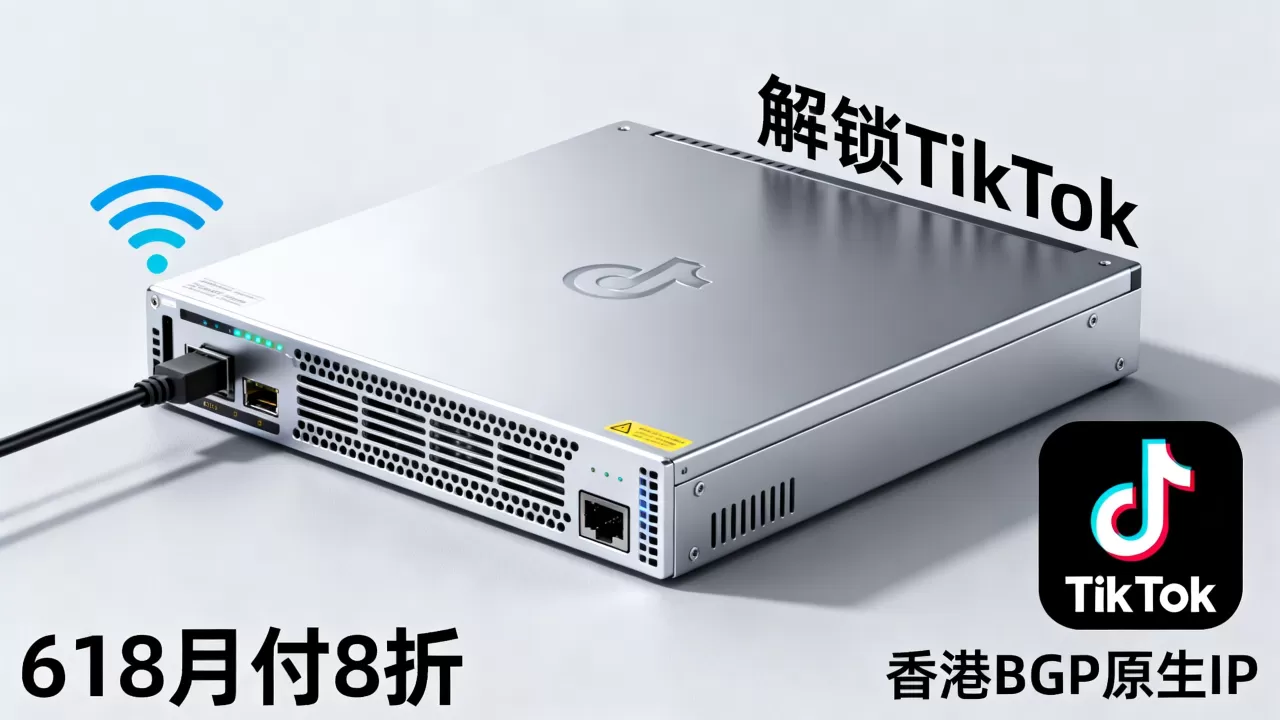 六六云618月付8折值得买吗？香港BGP原生IP解锁TikTok