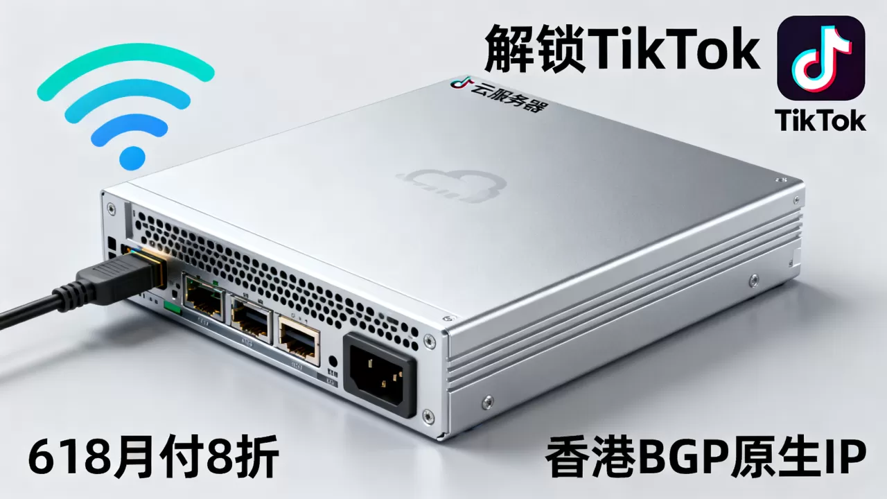 六六云618月付8折值得买吗？香港BGP原生IP解锁TikTok