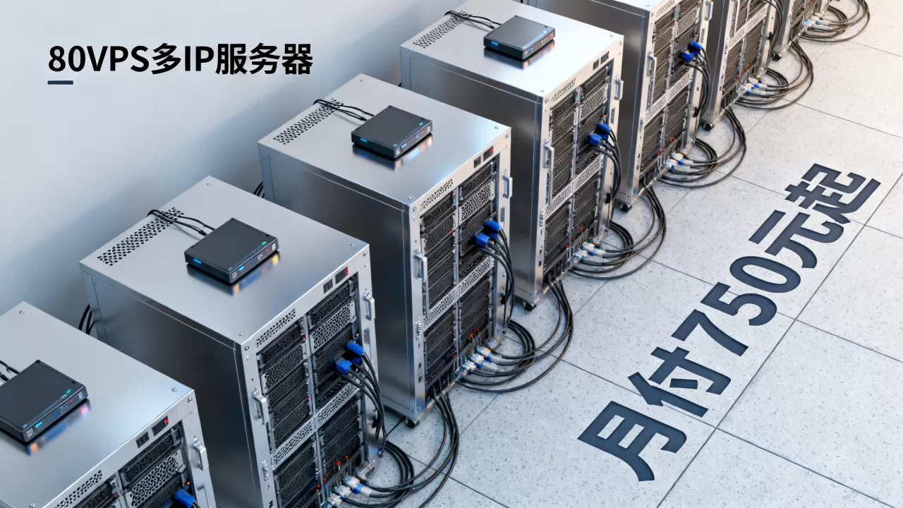 洛杉矶MC机房站群服务器月付750元起，80VPS多IP服务器租用费用