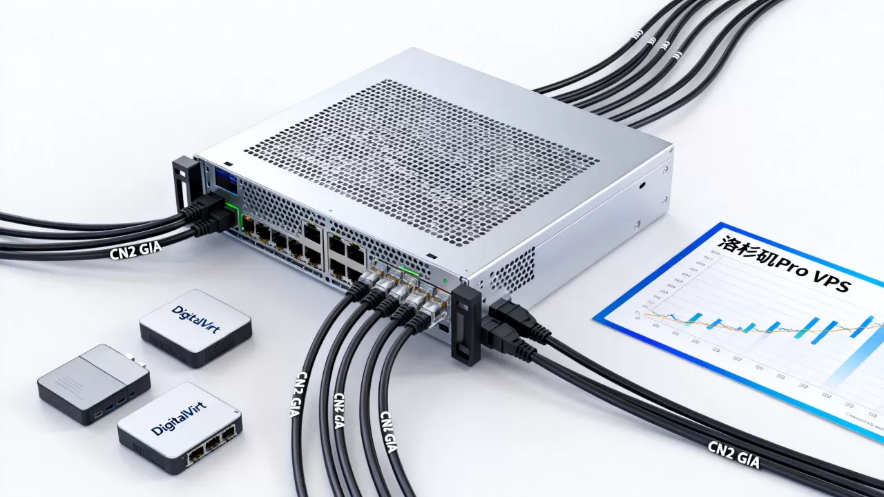 DigitalVirt洛杉矶Pro VPS好用吗？美国VPS推荐CN2 GIA