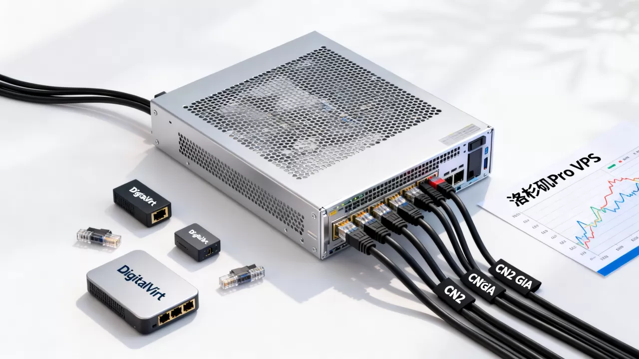 DigitalVirt洛杉矶Pro VPS好用吗？美国VPS推荐CN2 GIA