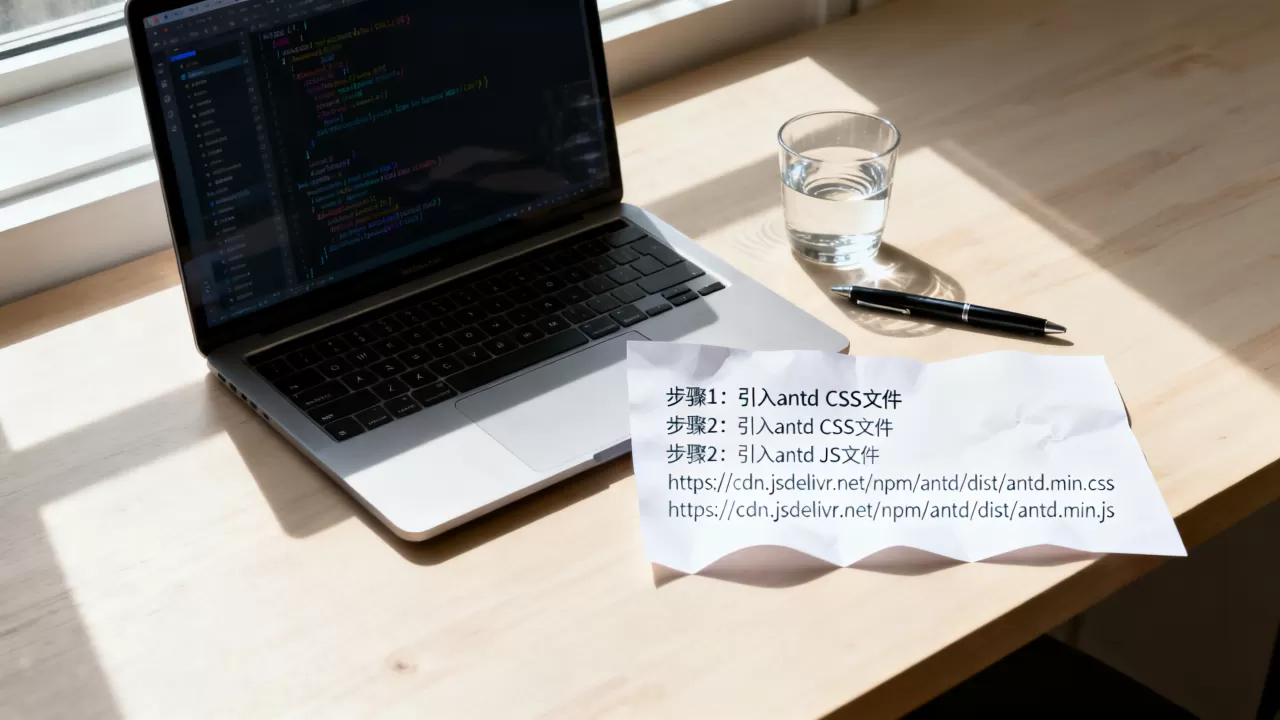 antd的cdn文件怎么引入？antd cdn地址最新完整版