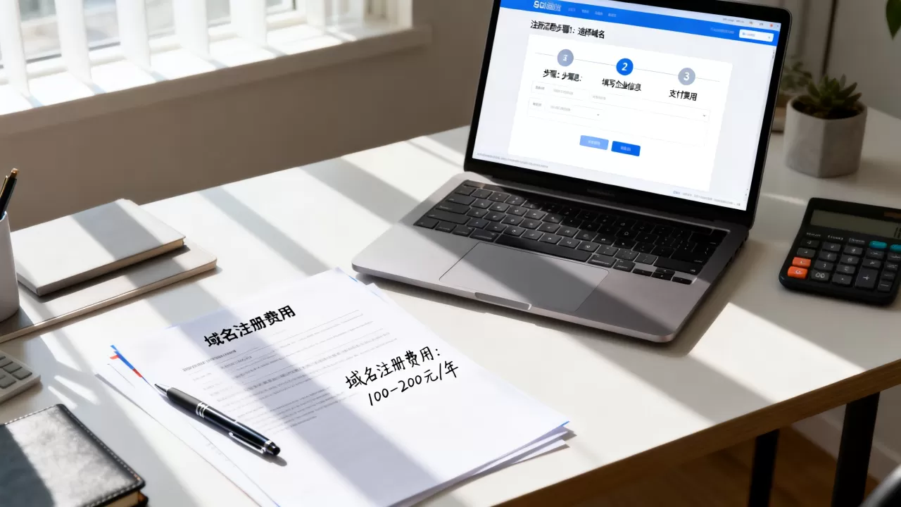 公司网站注册流程复杂吗？企业建站域名注册多少钱