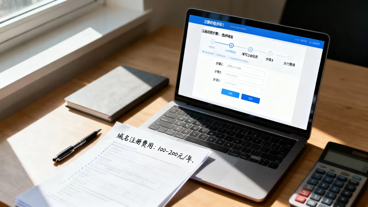 公司网站注册流程复杂吗？企业建站域名注册多少钱