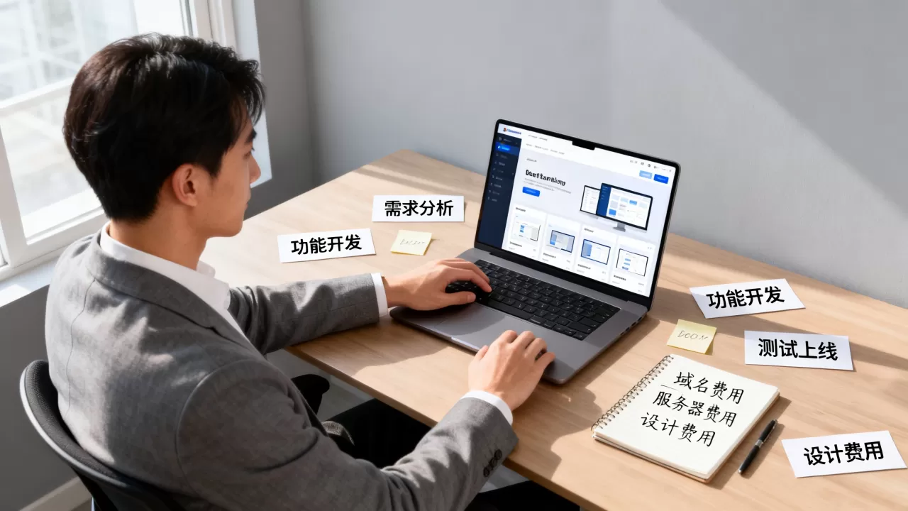 公司网站开发要多少钱？企业建站需要哪些流程
