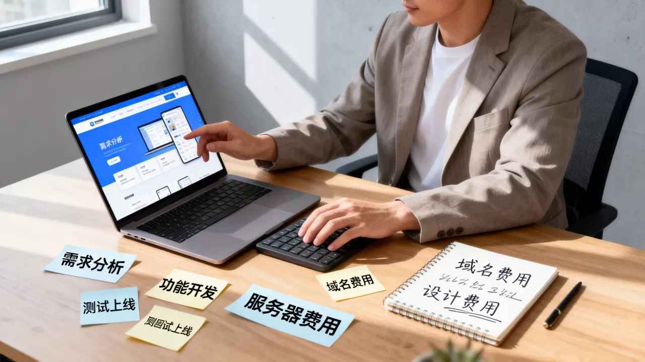 公司网站开发要多少钱？企业建站需要哪些流程