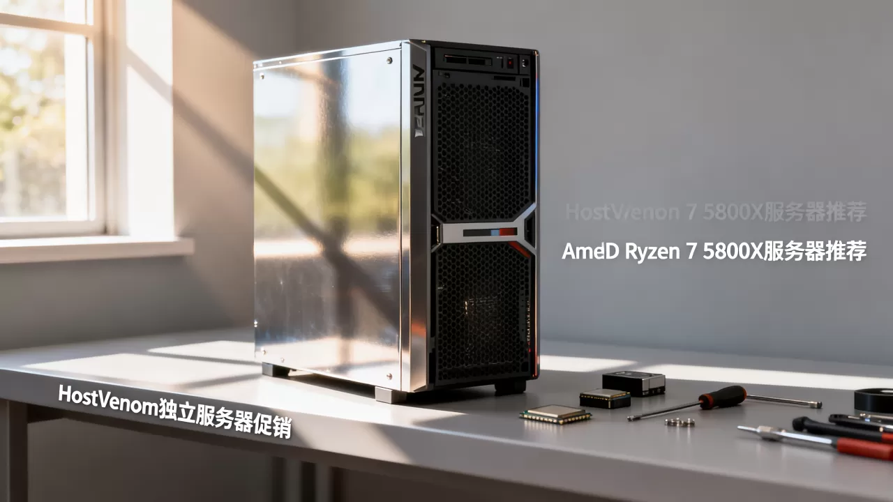 HostVenom独立服务器促销真的划算吗？AMD Ryzen 7 5800X服务器推荐