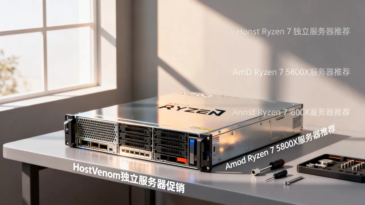 HostVenom独立服务器促销真的划算吗？AMD Ryzen 7 5800X服务器推荐