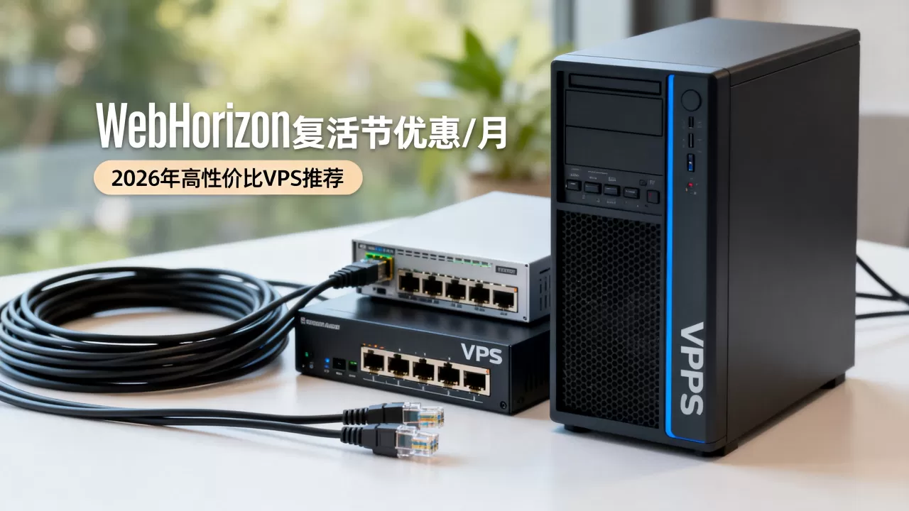 WebHorizon复活节优惠/月值得买吗？2026年高性价比VPS推荐