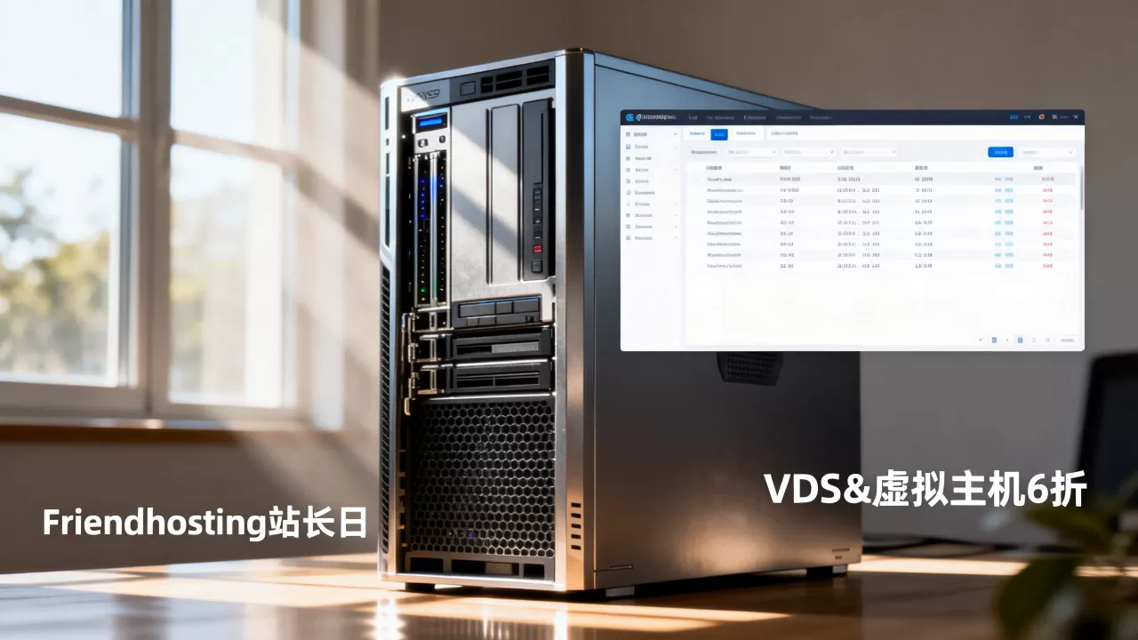 Friendhosting站长日优惠力度大吗？VDS和虚拟主机6折怎么买
