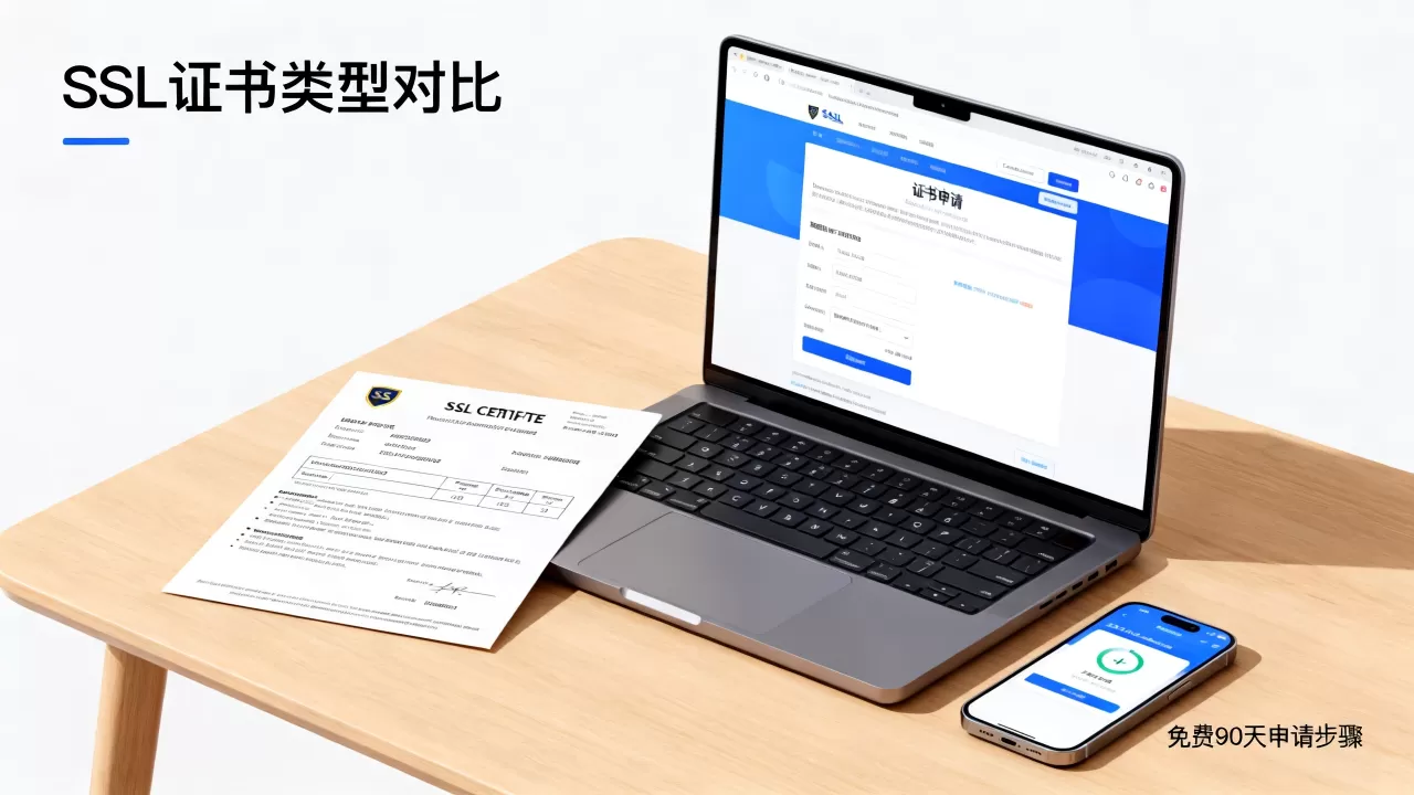 SSL证书怎么选？SSL证书免费90天怎么申请