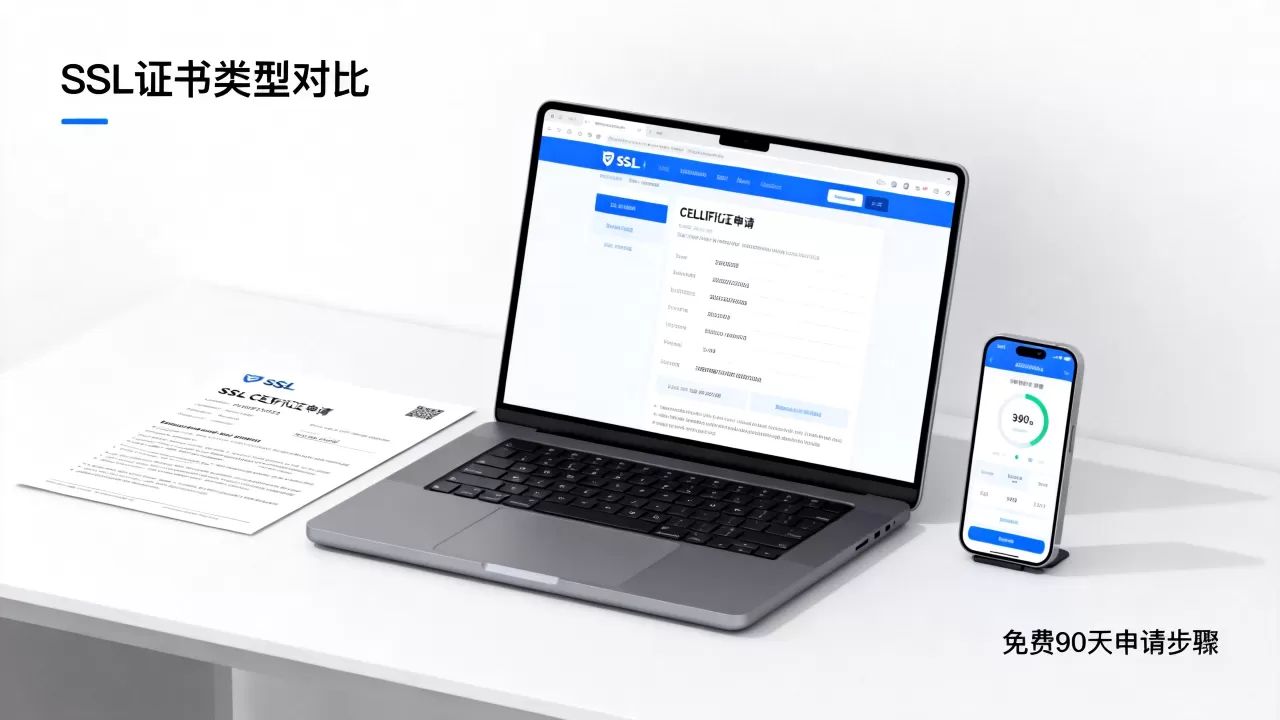 SSL证书怎么选？SSL证书免费90天怎么申请