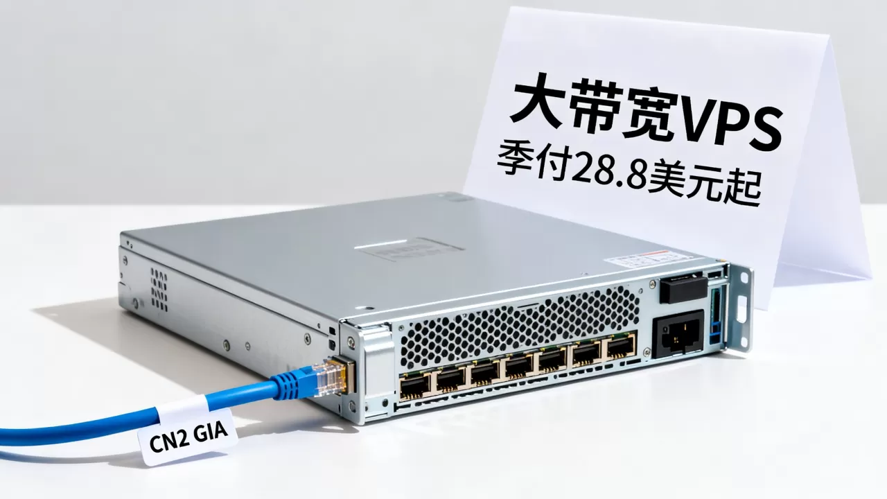 香港美国CN2 GIA大带宽VPS怎么选？季付28.8美元起值得入手吗