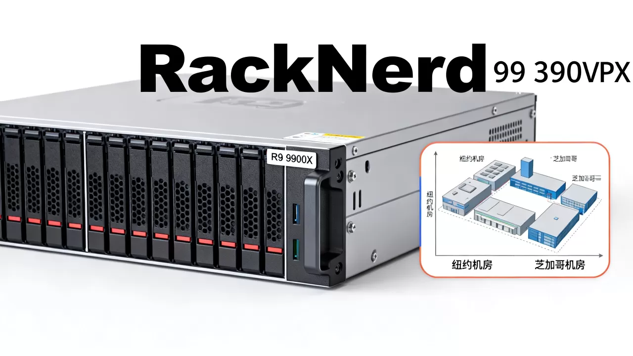 RackNerd R9 3900X VPS值得买吗，纽约芝加哥机房怎么选
