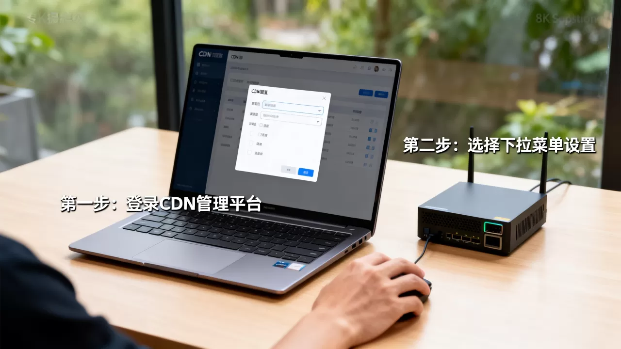 CDN下拉菜单怎么设置？cdn加速配置教程