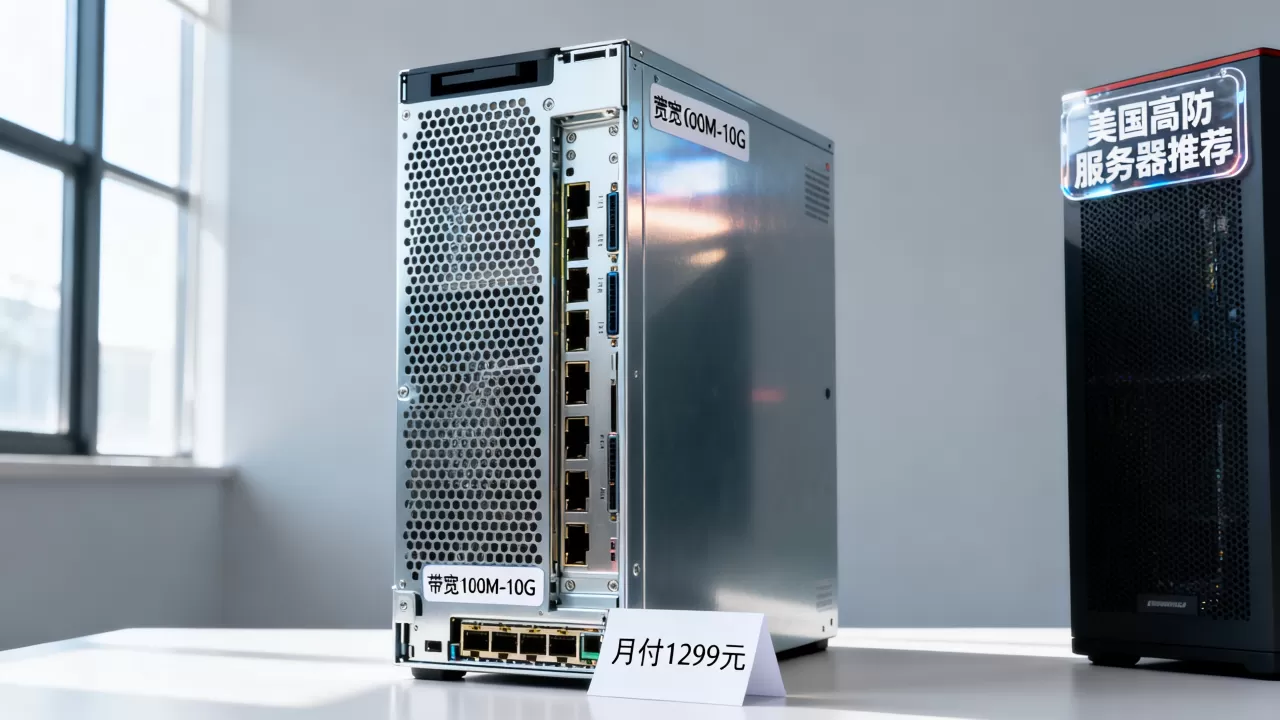 美国G口独立服务器带宽100M-10G月付1299元，美国高防服务器推荐哪家