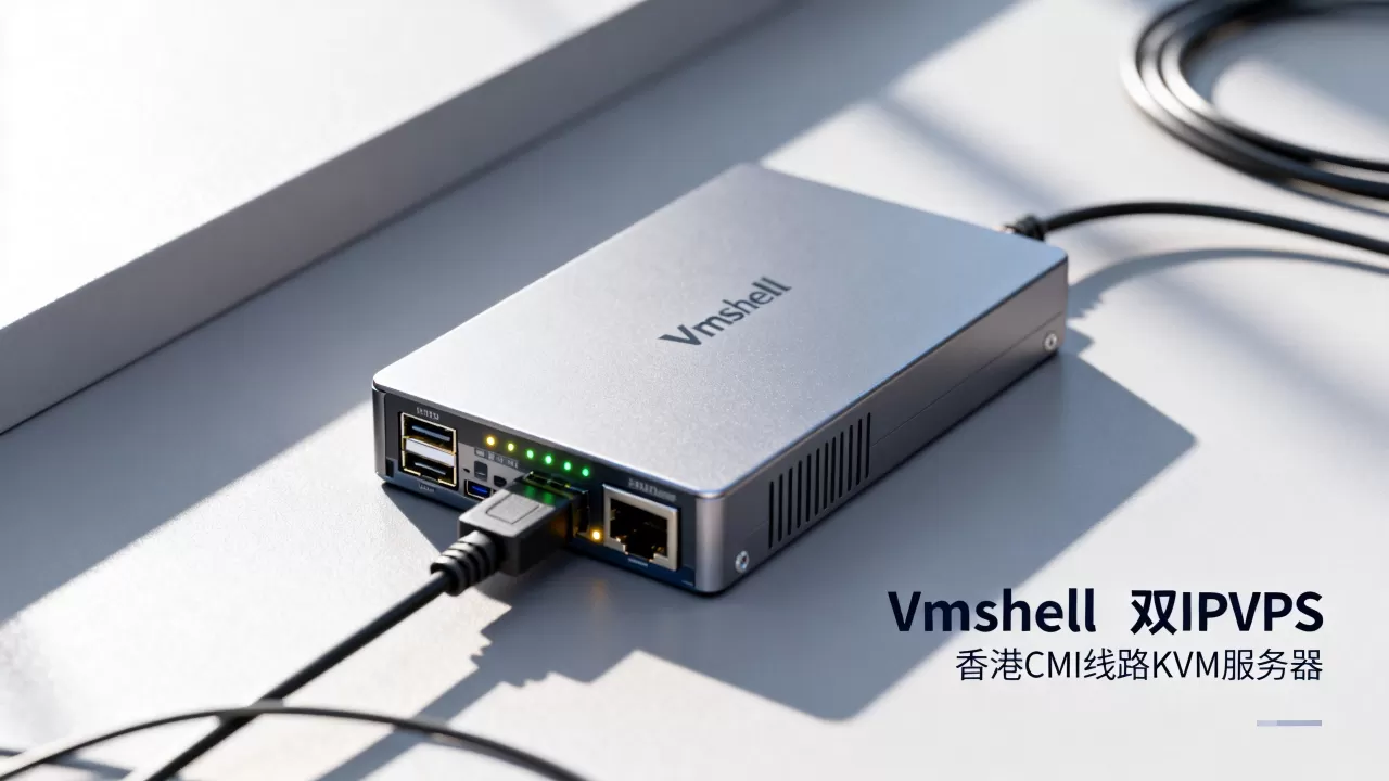 Vmshell双IPVPS能用吗？香港CMI线路KVM服务器推荐