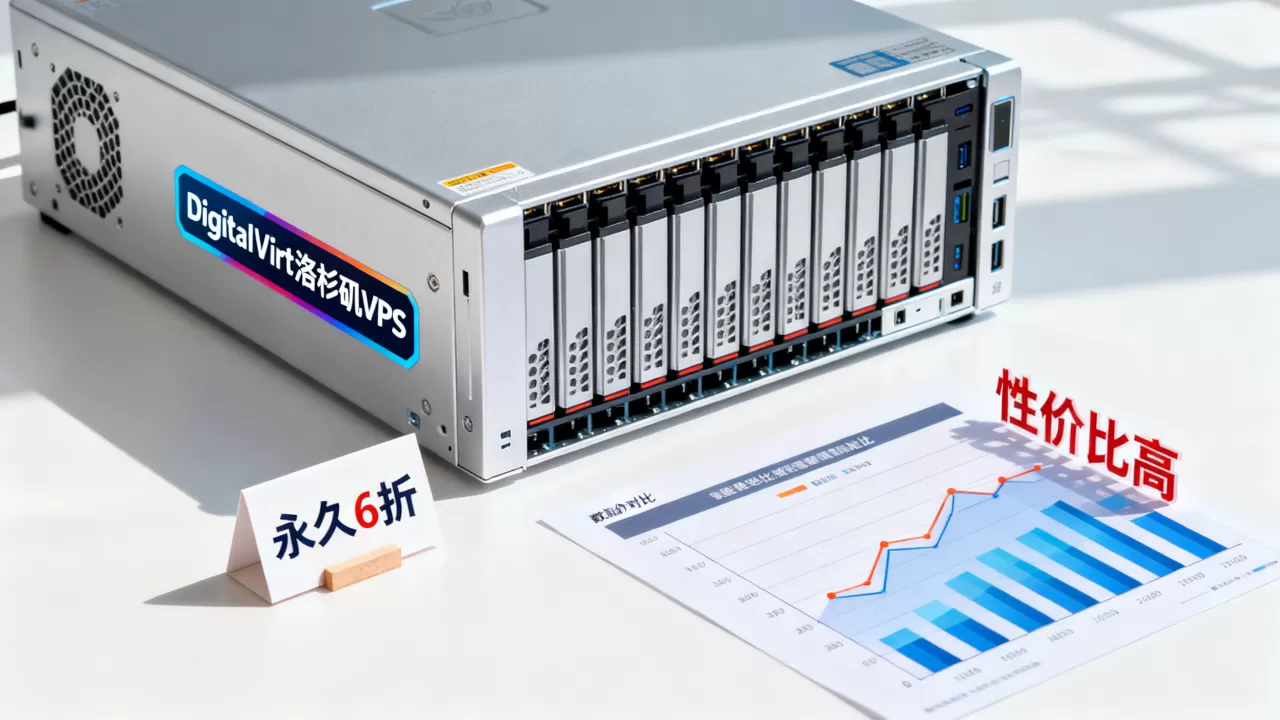 DigitalVirt洛杉矶VPS永久6折是真的吗？VPS主机哪个性价比高