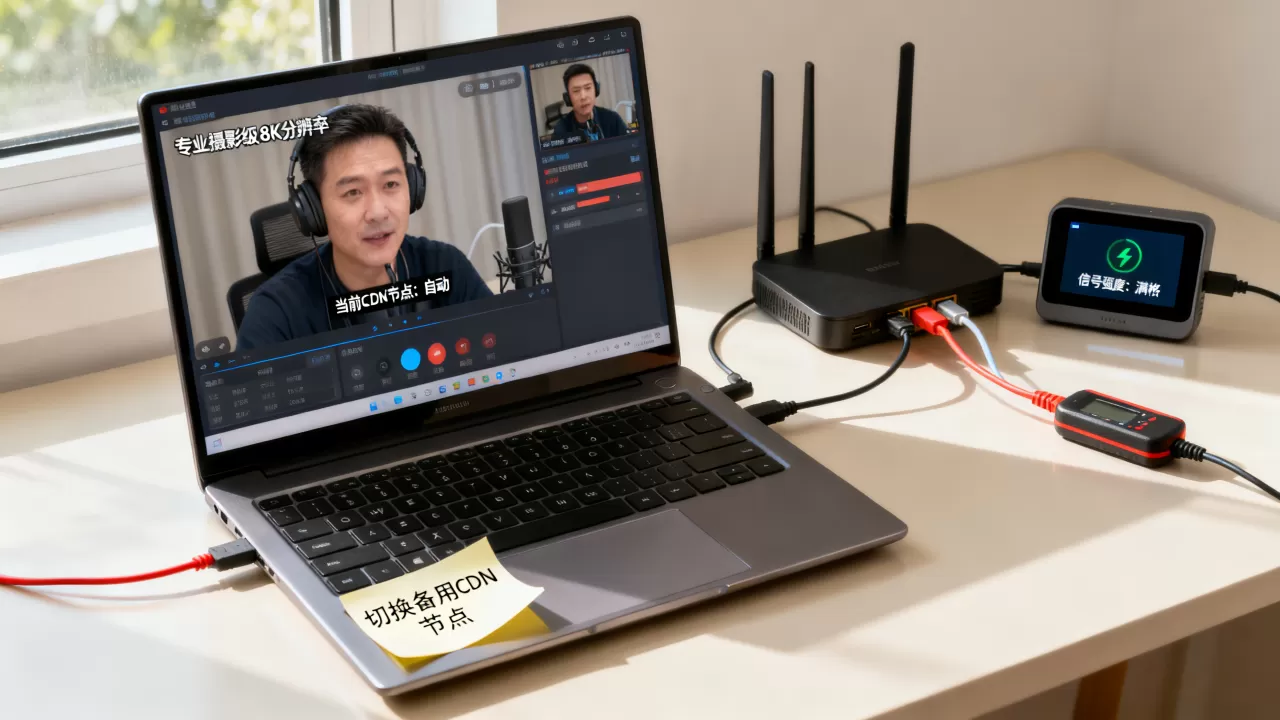 战旗直播cdn加速卡顿怎么办？直播卡顿怎么解决
