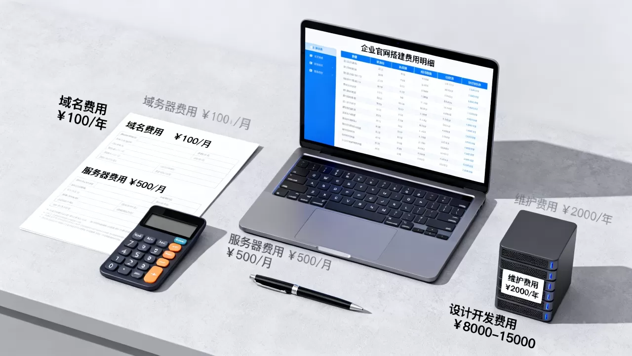 公司建个网站到底要花多少钱？企业官网搭建费用明细