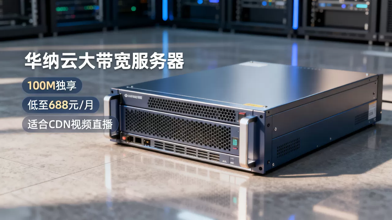 华纳云大带宽服务器100M独享低至688元/月靠谱吗，华纳云服务器适合CDN视频直播吗