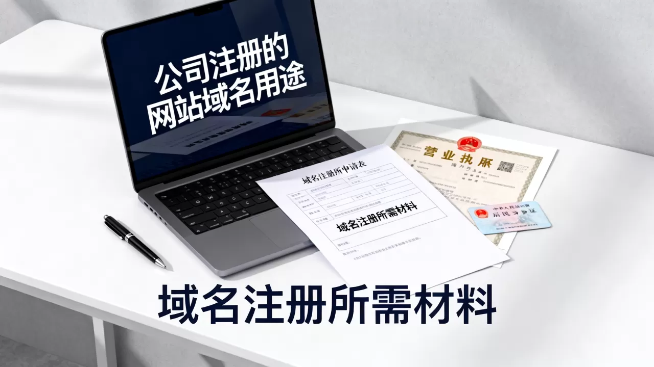 公司注册的网站域名有啥用，域名注册需要哪些材料