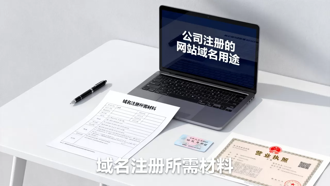 公司注册的网站域名有啥用，域名注册需要哪些材料