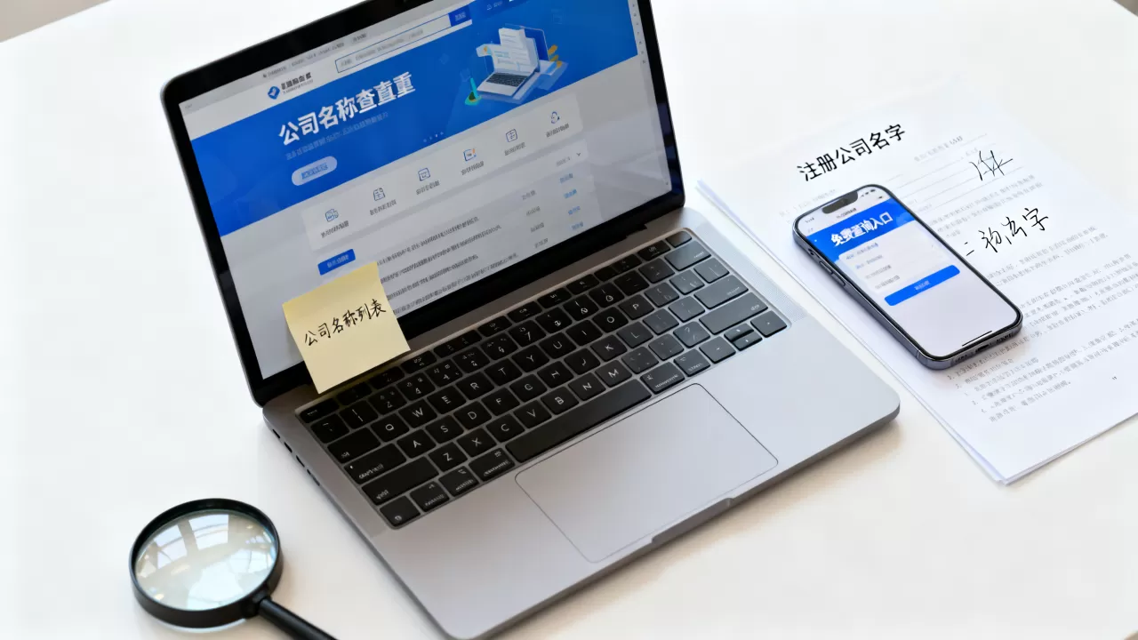 注册公司名字怎么查重？公司注册名查重免费查询入口