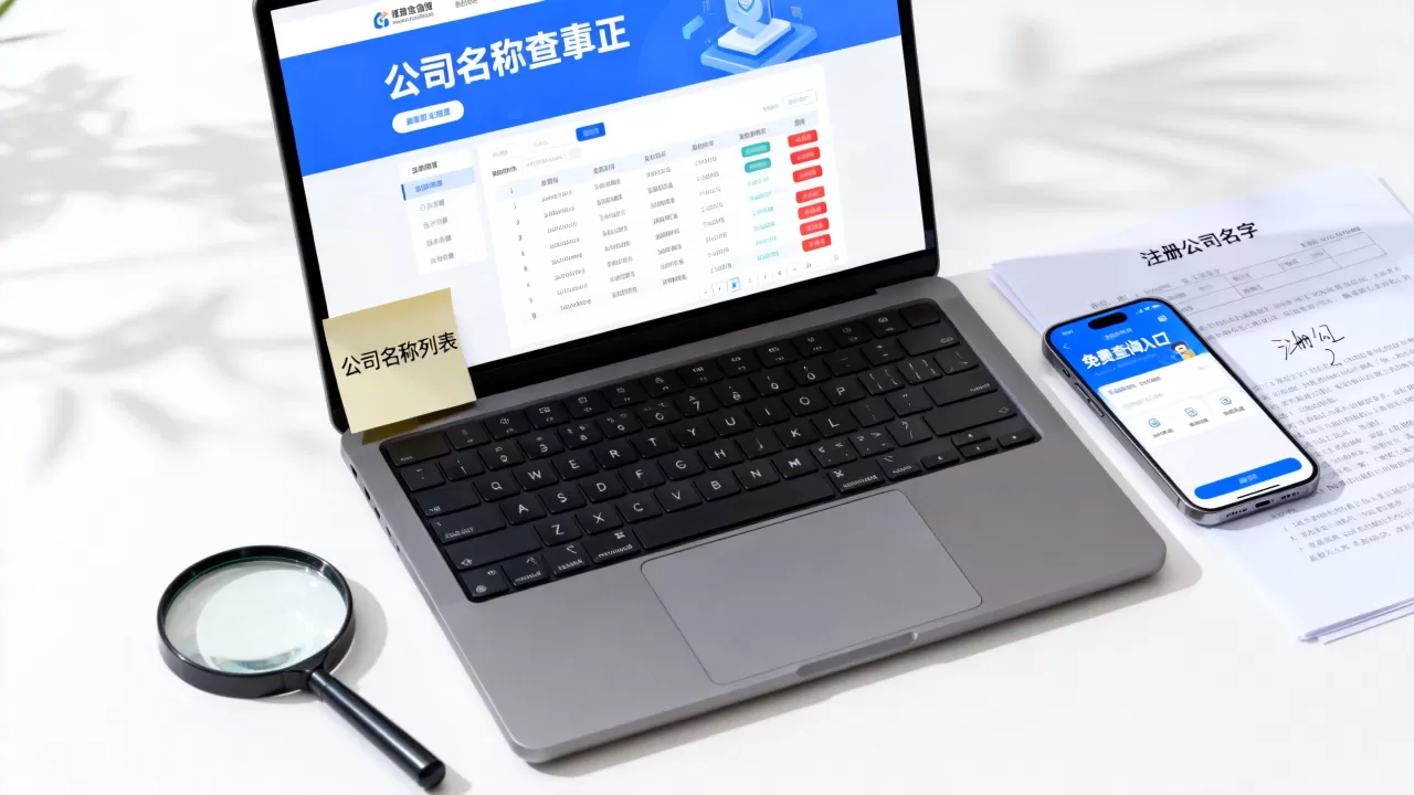 注册公司名字怎么查重？公司注册名查重免费查询入口