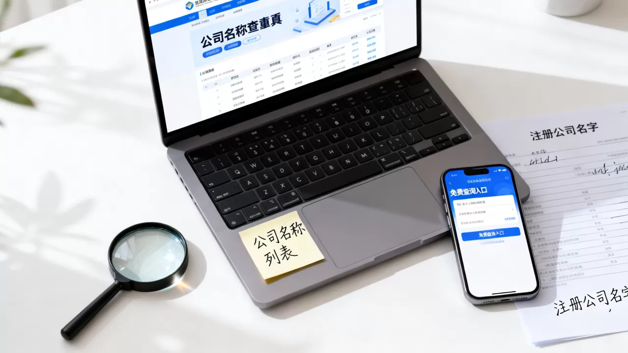 注册公司名字怎么查重？公司注册名查重免费查询入口