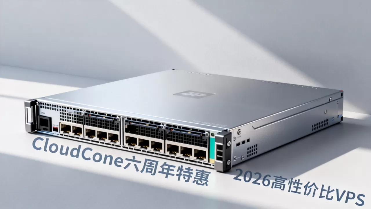 CloudCone六周年活动真的便宜吗？2026年高性价比美国VPS推荐