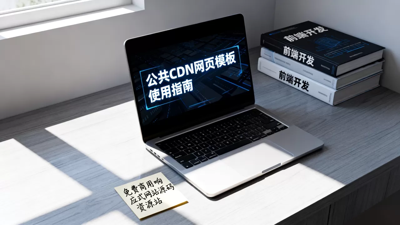 公共CDN网页模板怎么用？免费商用响应式网站源码哪里找