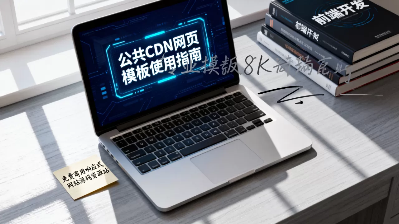 公共CDN网页模板怎么用？免费商用响应式网站源码哪里找