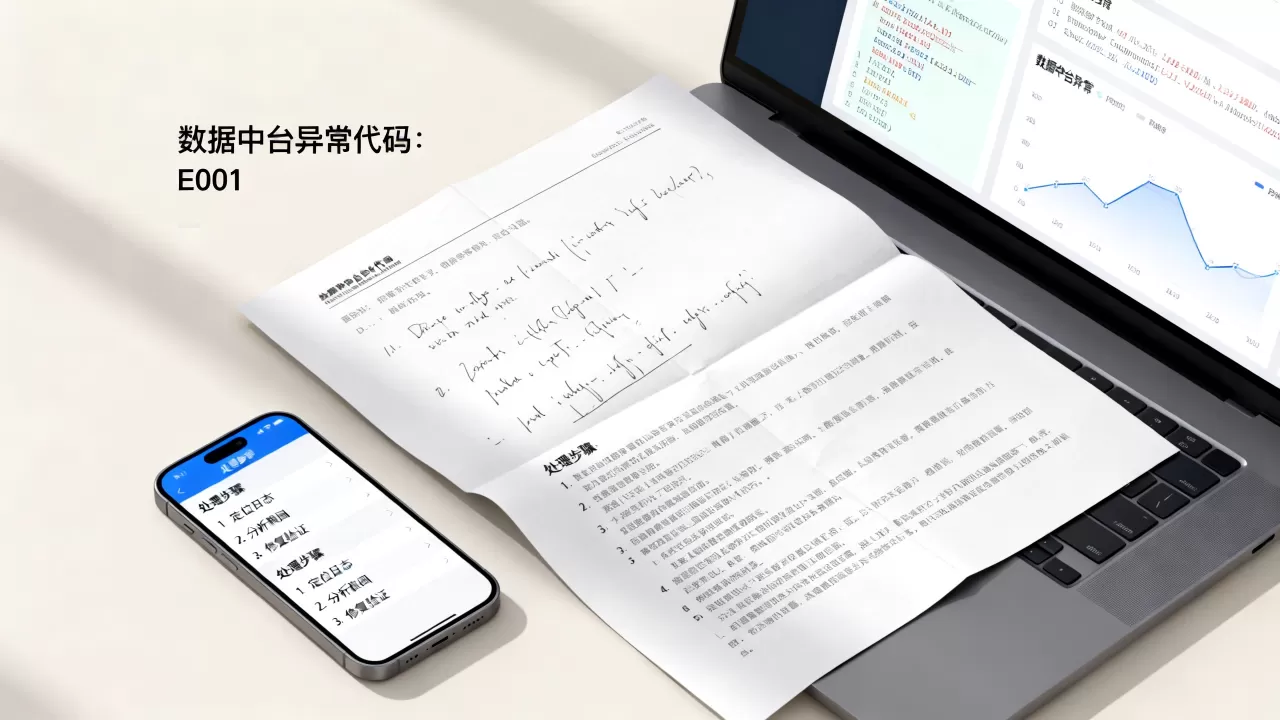 公司数据中台异常文档如何解读？数据中台异常处理方案