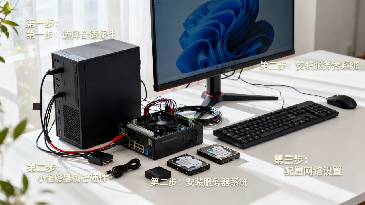 公司电脑怎么装服务器？个人电脑搭建小型服务器教程